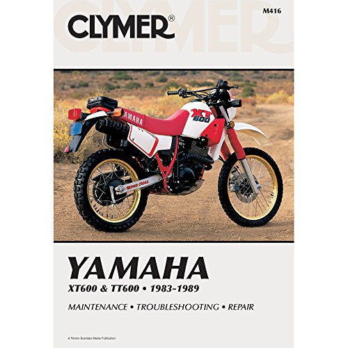 1983-1989 Yamaha XT600 & TT600 CLYMER MANUAL YAM XT600 & TT600 83-89, Manufacturer: CLYMER, Manufacturer Part Number: M416-AD, Stock Photo - Actual parts may vary.