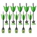 Zing Toys 10 Arrows Refill Pack - 5 Whistle Arrows and 5 Suction Cup Arrows - Green - for Hyperstrike, Z-Tek, Firetek, Zeon and Z-Bows
