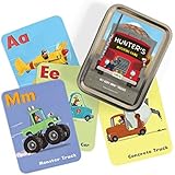 Matching Card Game for Toddlers Age 2-5, Memory Game, Educational Toy, Construction Trucks Diggers