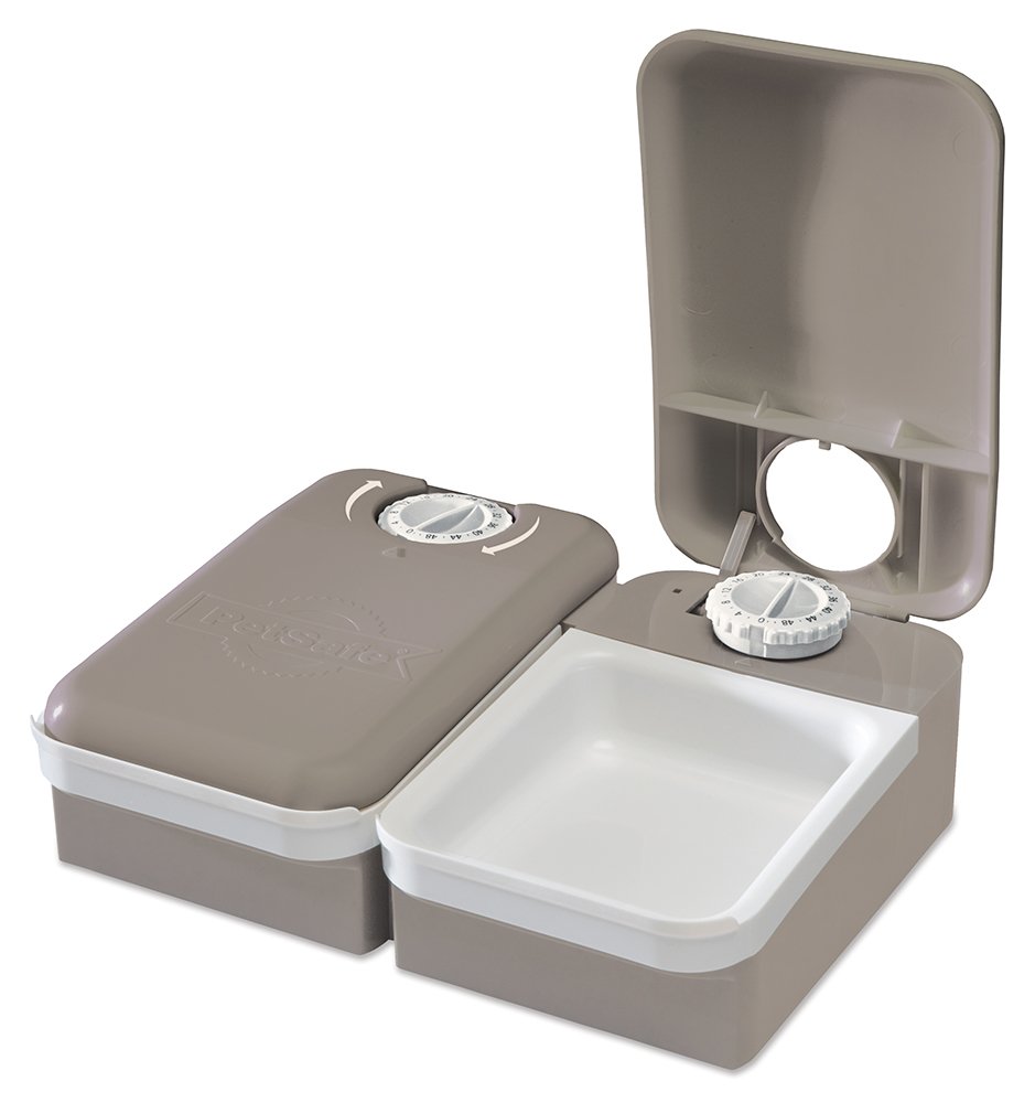 PetSafe, 2 Meal Pet Feeder, 150 g of Dry Food, 48 Hour Programming, Automatic