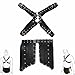 FEESHOW Men's X-Shaped Leather Chest Body Harness with Skirt Panty Adjustable Black