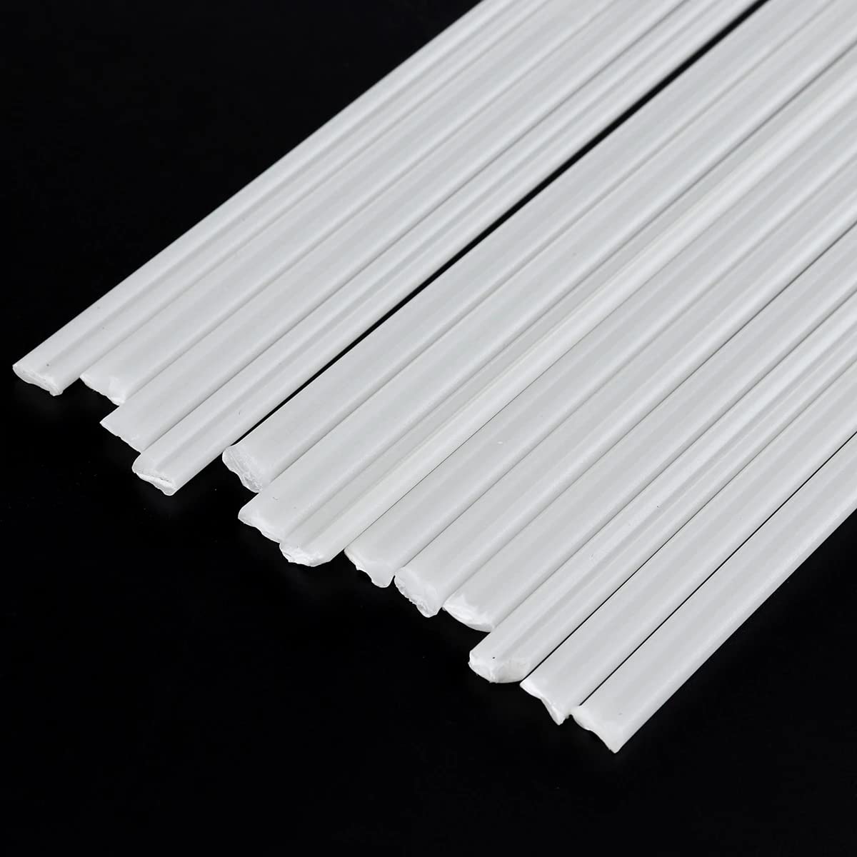 MASUNN 50PCS Plastic Welding Rods ABS Welding Sticks 200mm for Plastic Welding