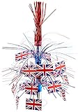 British Flag Cascade Centerpiece Party Accessory (1 count) (1/Pkg)