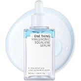 ONE THING Hyaluronic Squalane Serum (1.69 fl.oz / 50ml), Korean Skincare, Hyaluronic Acid, Moisturizing, Oil-moisture Balance, Moisture Inner Dry