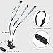 Three Head LED Grow Light Balleen.E 27W Clip On Plant Grow Lamp Lights Bulb with 360° Adjustable Gooseneck and Separated on/off Switch for Indoor Plants Herb Succulents Greenhouse Office 2018 Upgraded