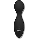 VibeMax Mini Personal Massage Device - Compact - Lightweight - Small & Quiet - USB Rechargeable - for Muscle Tension Relief in Neck, Back, Shoulders, Legs and Feet (Black)