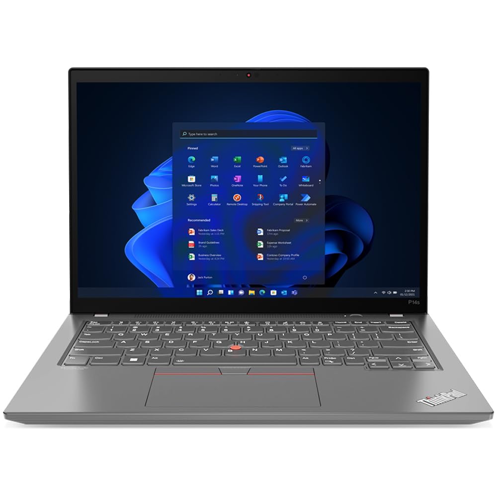 Lenovo ThinkPad P14s Mobile Workstation Laptop for Designer, Engineering (14