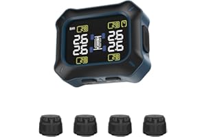 Sykik SRTP740, Waterproof, Shock Proof, dust Proof TPMS System for ATV (All Train Vehicles), 4 Wheelers of All Brands Such as Maveric, Honda, Can-Am