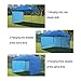 Canopy Sunwall Sidewall Gazebos Tent Waterproof for 10x10ft Pop up Canopy Straight Leg Gazebos Outdoor Instant Canopies 1 Pcs Khaki Canopy Sidewall Only