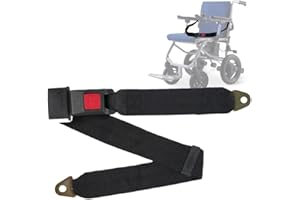 Elderly Wheelchair Seat Belt, Electric Scooters Anti-Fall Waist Replace Strap Accessories for Disabled Patient, Adjustable Qu