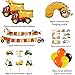 Construction Birthday Party Supplies (Serves 16) , Dump Truck Party Decorations for Kids，Include Construction Party Plates, Tablecloth, Cups, Napkins, Construction Balloons for Boys