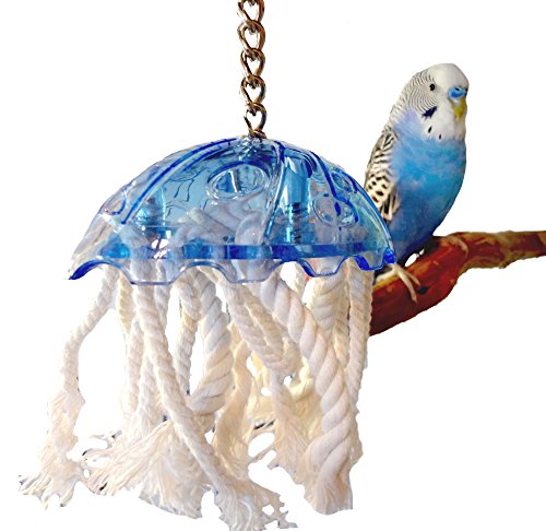 Lucky Bird Toys Jellyfish 3.5in Small Bird Toy
