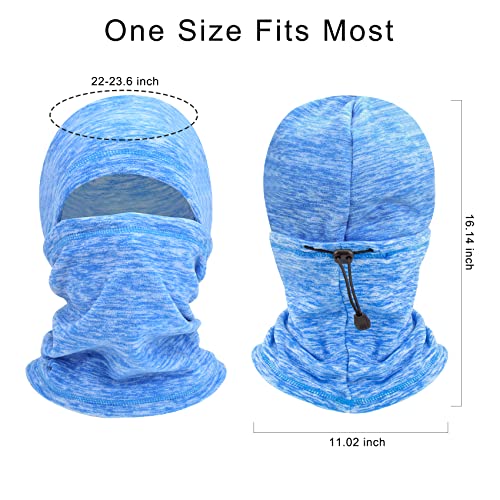 6-Pack Balaclava Ski Mask - Full Face Cover For Winter Sports, Cycling, Hiking, Wind Protection & Sun Shield