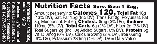 Wonderful Pistachios,Roasted (1.5 Oz, 24 Packs, 36 oz Total) - Thumbnail 3