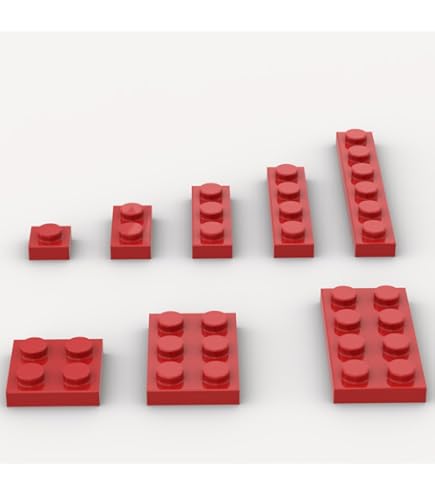 Classic Bulk Brick Block, Curved Brick Round Corner 2x2 Macaroni With Stud Notch, 100 Piece