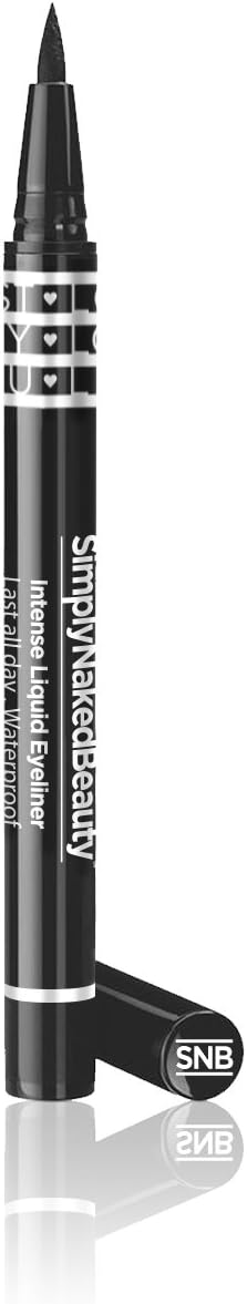 Intense Liquid Eyeliner by Simply Naked Beauty. Last All Day, Waterproof, Smudge Free eye liner. The Best eyeliner for your waterline. Dark Chocolate Brown.