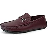 JABASIC Kids Penny Loafer Casual Slip-On Moccasin Flats Boys Dress Shoes