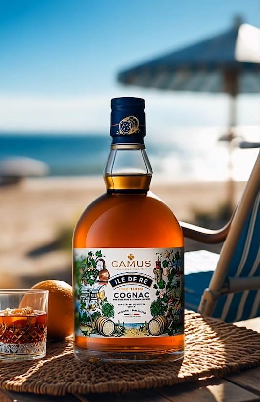 Camus Ile de Ré Fine Island 40% vol. - Cognac Sanft & Ausgewogen in Geschenkpackung – Qualität seit 1863 (1 x 0.7 l) 4