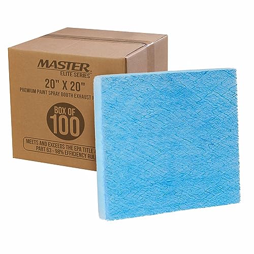 Master Elite Premium Paint Spray Booth Exhaust Filter Pad 20" x 20
