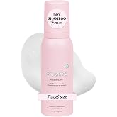Mane Fresh Fluff Dry Shampoo Foam - Travel Size Dry Shampoo for Women - Volumizing Light + Creamy Foam - Refreshes Hair + Absorbs Oil - No White Cast or Residue Even on Dark Hair (1.76 oz)