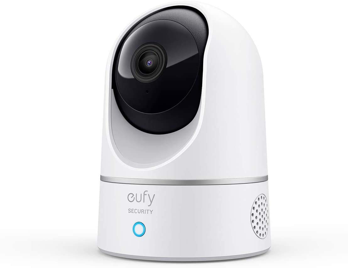 eufy Security Indoor Cam E220, 2K Pan & Tilt Security Indoor Camera, Plug-in Camera with Wi-Fi, Human & Pet AI, Voice Assistant Compatibility, Night Vision,Homebase not Compatible(Renewed)