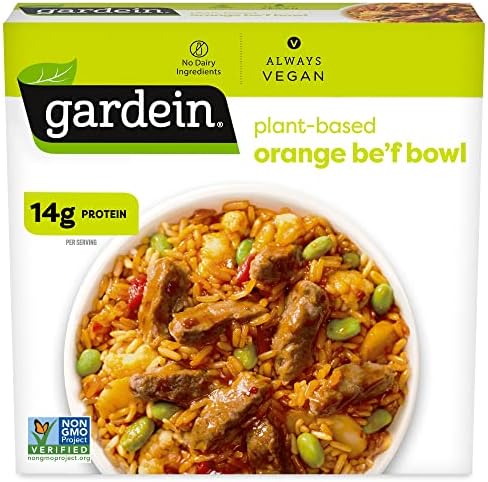 Gardein Single-Serve Orange Plant-Based Beefless Bowl, Vegan, Frozen, 8.5 oz.