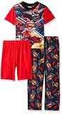 Justice League Big Boys Batman Vs. Superman High-Flying Battles 3-Piece Pajama Set Red 8
