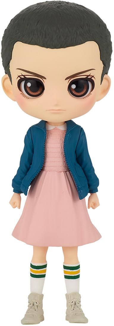Banpresto STRANGERS THINGS - Eleven - Figurine Q Posket 13cm, Multicolor, BP17887