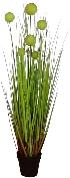 Amazon Co Jp ハギハラ 人工観葉植物 ボールグラス 月見草 S 91cm 95 Diy 工具 ガーデン