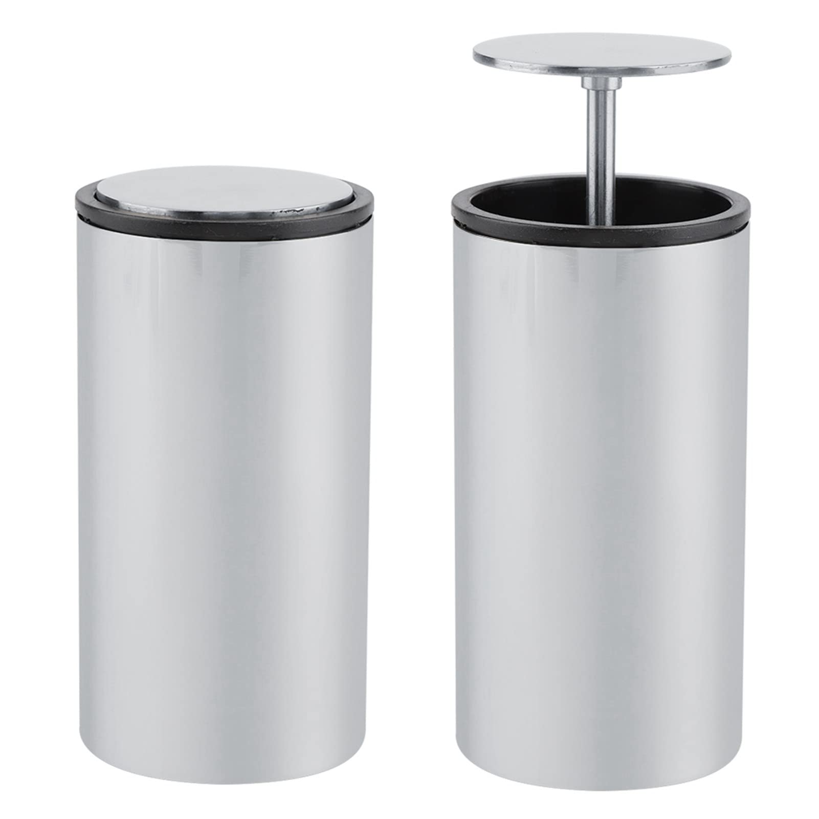 Garosa Toothpick Dispenser Automatic Stainless Steel Toothpick Box Holder Portable Push Container for Home Hotel Restaurant