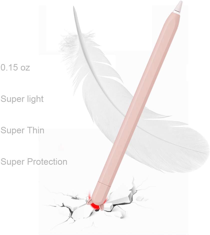 YINVA Cute Case for Apple Pencil Sleeve for Apple Pencil Cover for Apple Pencil 2nd Generation Grip Holder for Apple Pencil with Protective Nib Cover for Apple Pencil (pink) - Image 5