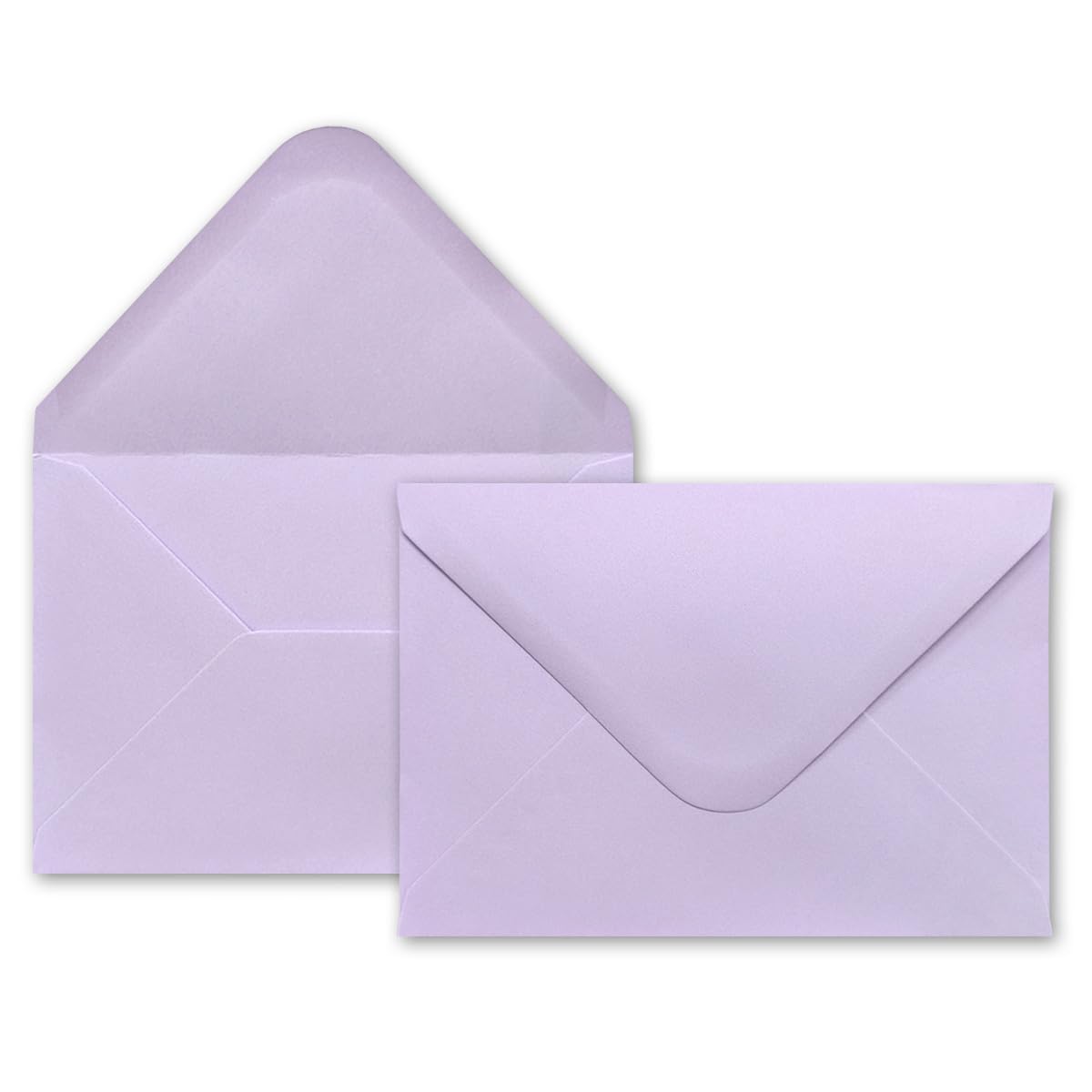 NEUSER PAPIER 50x envelopes in purple 80 g/m² envelopes in DIN B6 format 12.5 x 17.6 cm wet glue without window