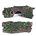 Miracliy Aquarium Decorations Hide Hollow Tree Log Decaying Trunk Resin Wood Decoration for Fish and Shrimp, Small Sizethumb 1