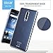 Olixar for Nokia 8 Clear Case - Flexible Silicone Gel TPU - Ultra Thin - Slim Protective Cover - Wireless Charging Compatible - Clear / 100% Transparent