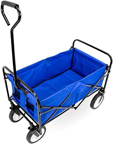 Knack Collapsible Oxford Cloth Utility Wagon, Blue