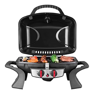Royal Gourmet Red 2-burner Portable Tabletop Propane Gas Grill