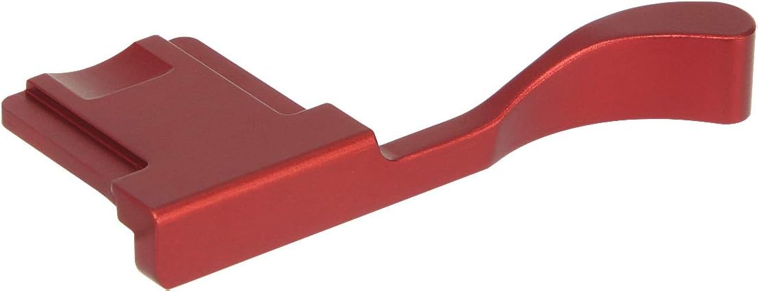 Haoge THB-XR Metal Hot Shoe Thumb Up Rest Thumbs Up Hand Grip Designed for Fujifilm Fuji FinePix X100F X100V X-Pro2 XPro2 X-Pro3 XPro3 Camera Red Better Balance & Grip Convenience - Image 3