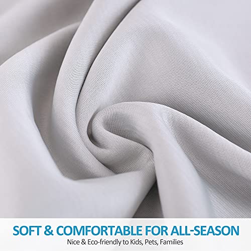 Cottonblue Cooling Blanket Queen Summer Blanket Cool-to-Touch Plush Fleece Blanket for Hot Sleeper Absorbs Body Heat to Keep Cool, Double Sided Throws for Bed Couch Travel, 60\'\' x 80\'\'