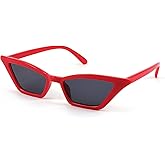 FEISEDY Small Cat Eye Sunglasses Vintage Square Shade Women Eyewear B2291