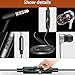 Hhusali Earbuds, Wired In-Ear Metal Earphones, Stereo Bass Headphones with Mic (Silver)