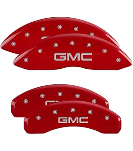 thumbnail image 2 of MGP Caliper Covers 10198SM37RD - Red Powder Coat Finish Set Of 4, USA Made 2 of 11