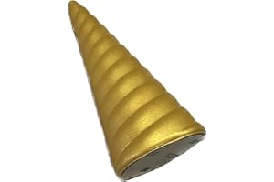 Helmet Flair Softeez Unicorn Horn for Helmet | Made in USA | Foam Accessory for Bike, Ski, Snowboard & Airsoft Helmet | Peel & Stick