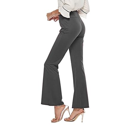 Pantalones Anchos Mujeres Acampanados De Campana Pantalones Largos