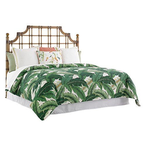 Tommy Bahama Twin Palms St. Kitts Rattan Bed in Brown - The Home