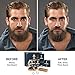 Beard Grooming Kit - Jurgen K Beard Care Kit for Men, Beard Growth Kit 5 in 1 Beard Oil and Balm, Wooden Beard Brush and Comb, Sharp Beard Scissors Luxury Gift Box and Free E-Book