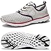 NDB Women's Mesh Lace-Up Quick Drying Aqua Water Shoe (13 B(M) US, Grey)