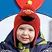 Sesame Street Elmo Hat and 2 Pair Mittens Cold Weather Set, Toddler Boys Age 2-4