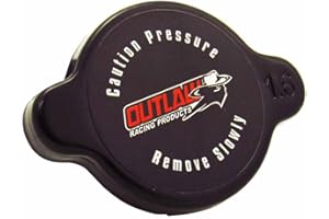 OUTLAW RACING PRODUCTS Outlaw Racing High-Pressure Motorcycle Dirtbike ATV UTV Radiator Cap 1.6 - Raise Boiling Point By 25 Degrees - Reduce Coolant Boiling - Fits 2 Stroke And 4 Stroke Bikes - Exceeds OEM Cap - Stylish