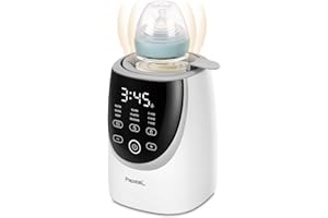 Papablic NutriWarm™ Swirlable Bottle Warmer – Advanced Nutrient-Preserving Warming Technology, Fast and Even Warming for Breastmilk & Formula, Precise Temperature Control, Easy to Use