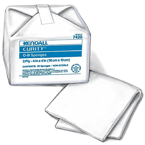 Curity O-B Sponges - Cotton 4